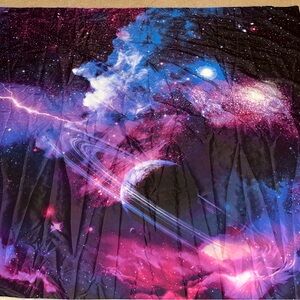 Galaxy Print Tapestry